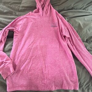 Vineyard Vines Pink girl’s long sleeve with Hood